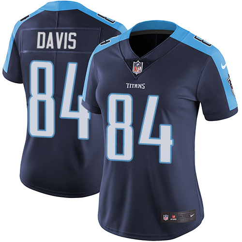 2019 Women Tennessee Titans 84 Davis blue Nike Vapor Untouchable Limited NFL Jersey